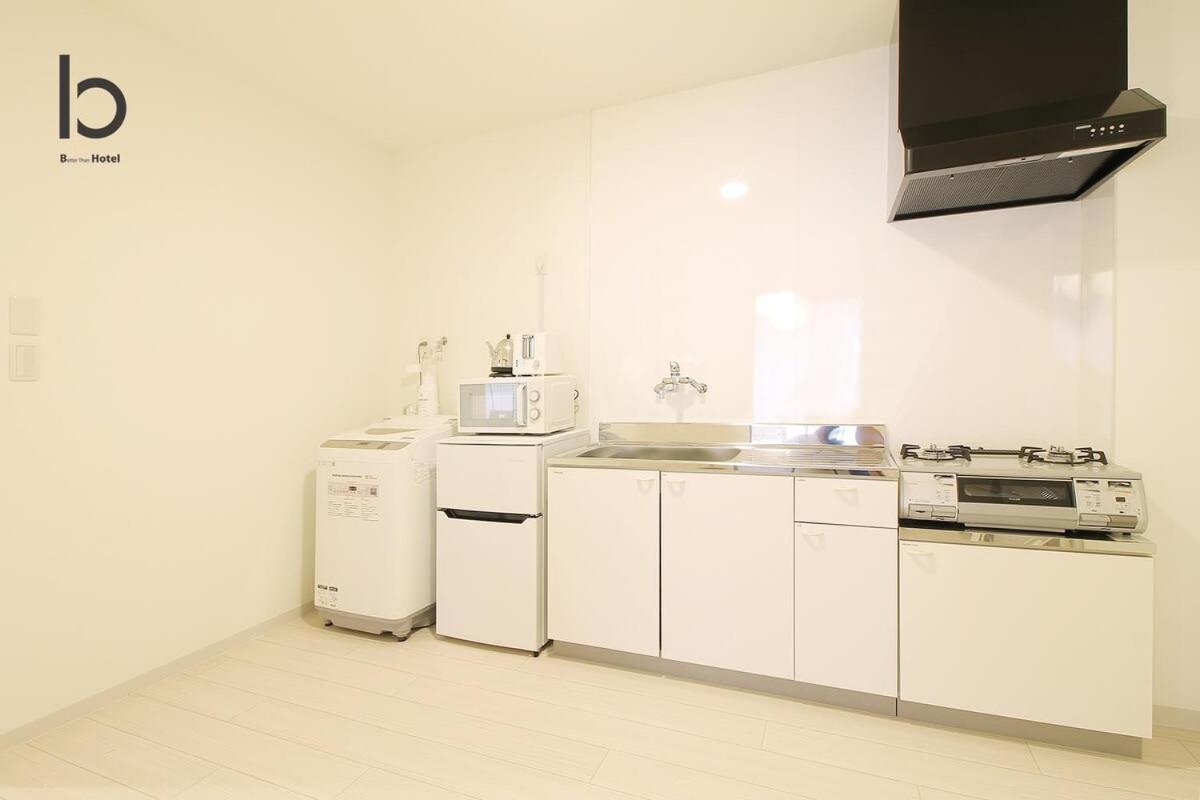 Hanagin - Large 2 Bedroom Apartment For 12People 301 広島市 エクステリア 写真